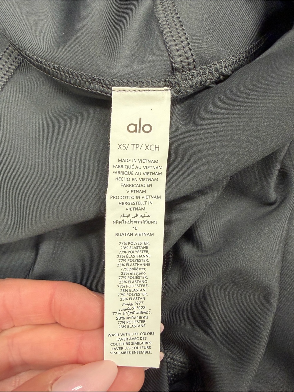 Alo Yoga High-Waist Airlift Legging Anthracite - Picture 10 of 11